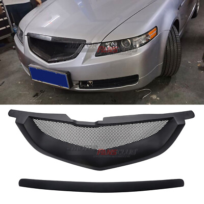 #ad #ad Fit For Acura TL 2004 2005 2006 Front Upper Grille Mesh Grill Black US Stock $149.00