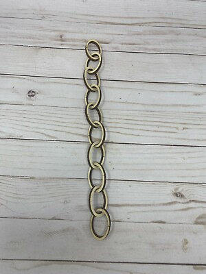 #ad Wooden Chain Segment 15quot; Long 10 Links Combinable. A605 $5.24