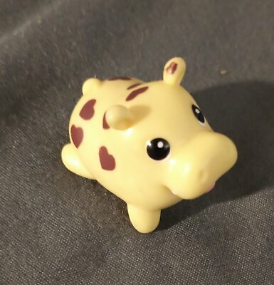 #ad Chubby Puppies Hippo New Mini Baby Minifigure Rare Hearts 1quot; Yellow $8.00