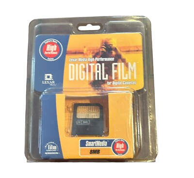 #ad Lexar 8MB Digital Film Smart Media NOS New Sealed NIP For Digital Camera $26.99