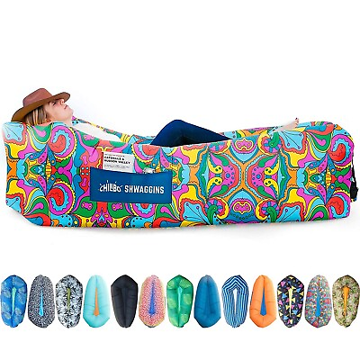 #ad Chillbo Shwaggins Inflatable Couch amp;#8211; Cool Inflatable Lounger Easy Setup is $63.47