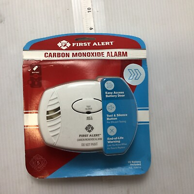 #ad First Alert 1039718 CO400 Basic Battery Operated Carbon Monoxide Alarm BY2 $20.00