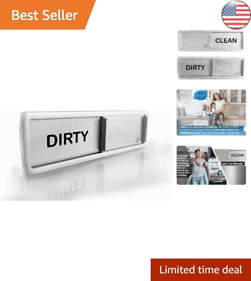 #ad Contemporary Design Sleek Dishwasher Magnet Metal Construction Snap Slide $45.97