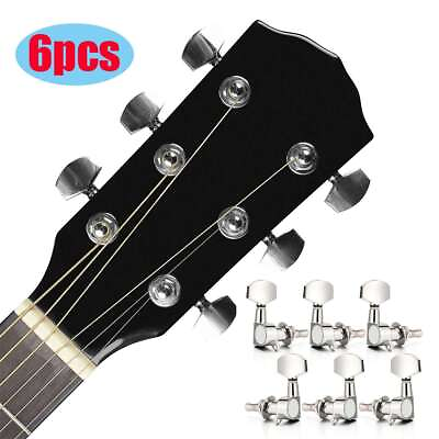 #ad 6PCS Acoustic Electric Guitar Tuning Keys Pegs String Tuners 3R3L Machine Heads $8.99