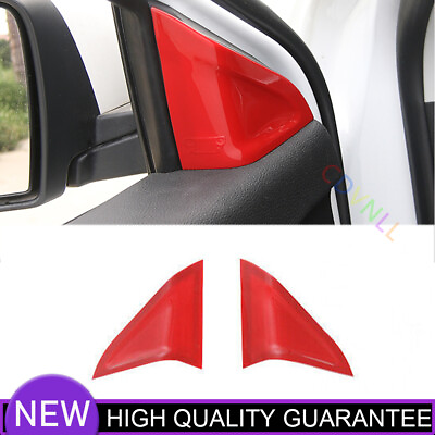 #ad Inner A Post Speaker Frame Cover Trim Fit For Jeep Compass 2017 2020 Bright Red $28.03
