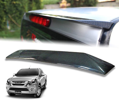 CARBON BLACK ROOF WING REAR SPOILER TRIM COVER FOR ISUZU D MAX DMAX BLADE 15 19 $143.57