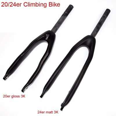#ad #ad 20er 24er Climbing BMX Bike Carbon Fork mtb Bicycle 28.6mm Forks Disc Brake $109.00