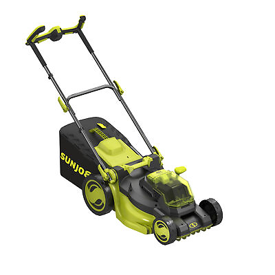 Sun Joe 24V X2 16LM CT 48 Volt iON Cordless Brushless Lawn Mower Tool Only $149.00
