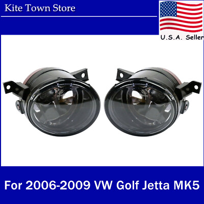 #ad #ad New Pair of Aftermarket Front Fog Lights Lamp LeftRight For VW Golf Jetta MK5 $26.99