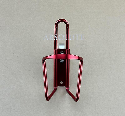 RED BIKE HANDLEBAR WATERBOTTLE CAGE CLAMP HOLDER 7 8 1quot; VINTAGECRUISER BICYCLE $14.99