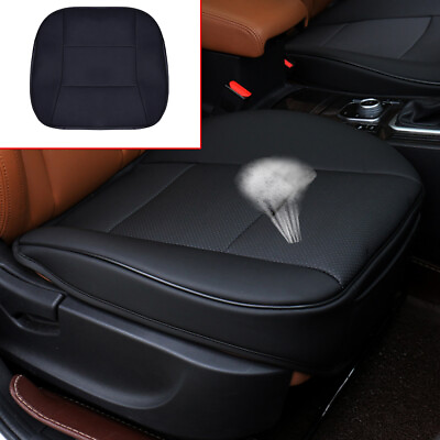#ad 1x Black PU Leather Auto Car Seat Cover Pad Cushion Mat Protector Accessories $35.99