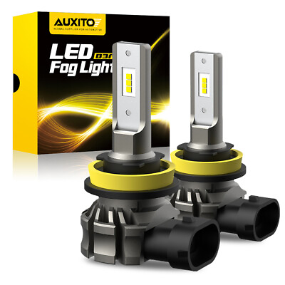 #ad Canbus LED Fog Lights Bulbs Foglights H11 H16 H8 White for Audi BMW Mercedez EXC $26.99