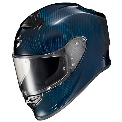 #ad Scorpion EXO R1 Air Carbon Motorcycle Helmet Blue $549.95