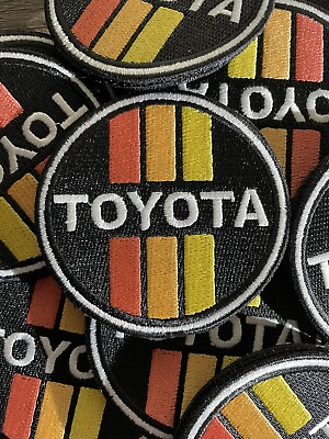 #ad Toyota 3” Retro Patch For Headliner Fits Toyota FJ 4Runner Tundra Tacoma $10.80