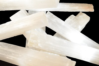 #ad Raw Selenite Crystal 12quot; Natural Metaphysical Chakra Healing Reiki Crystal Gem $4.99