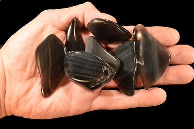 #ad RAINBOW OBSIDIAN 1 3 4quot; 7 Pieces Tumbled Polished Rock Mineral Healing Wire Wrap $9.99