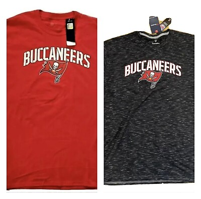 #ad Tom Brady Lot Of 2 Fanatics Team Apparel Men XL T Shirt Tampa Bay Buccaneers $42.98