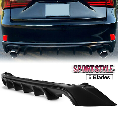 #ad Rear Bumper Diffuser Splitter Lip 5F Style For Lexus IS250 IS350 IS200T 14 16 $92.50