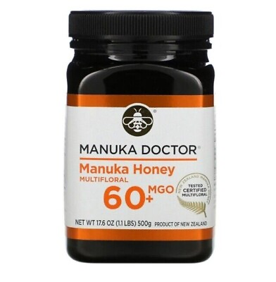 #ad Manuka Doctor Manuka Honey Multifloral MGO 60 17.6 oz 500 g exp 6 24 $25.00