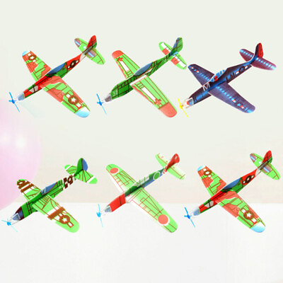#ad 24 Pcs Airplane Glider Glider Planes Airplane Model Airplane Toys $11.75