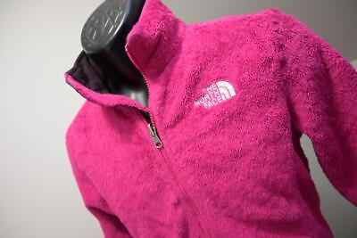 #ad The North Face Sherpa Sweater Fleece Pink Full Zip Jacket Womens Small $47.24