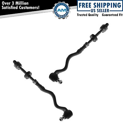 #ad Front Inner Outer Tie Rod End Assembly Pair Set for BMW E36 $29.26