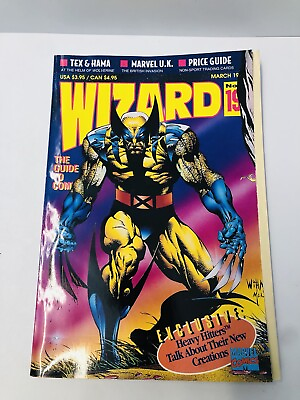 #ad WIZARD MAGAZINE THE GUIDE TO COMICS Volume 1 #19 March 1993 $13.20