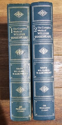 #ad The Complete Works of William Shakespeare Hardcover The Programmed Classics $24.95