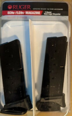 #ad RUGER LC9 LC9S EC9S 9mm 7 Round Magazine OEM 7rd Mag 90642 Value 2 Pack NEW $49.95