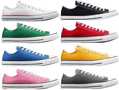 #ad NEW Converse CHUCK TAYLOR ALL STAR Unisex Low Top Shoe ALL COLORS US Sizes 5 12 $69.99