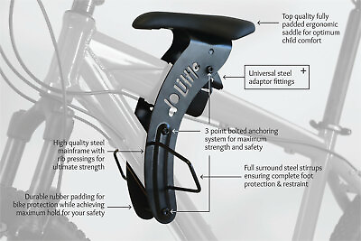 DO LITTLE Front Mounted Kids Bike Seat for Active Riding Interactive kids Ride $119.99