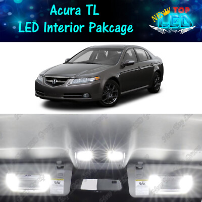 #ad CANBUS White LED Lights Interior Package Reverse Lights for 2004 2008 Acura TL $16.99