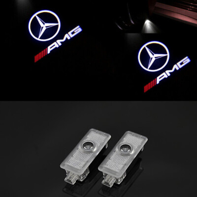 #ad 2x Laser LED Car Door Courtesy Light For Benz A205 C200 C250 C300 C43 C63 Coupe $19.95