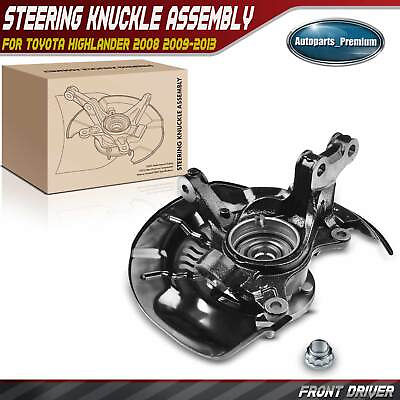 #ad 1x Front LH Steering Knuckle amp; Wheel Hub Bearing Assembly for Toyota Highlander $129.99