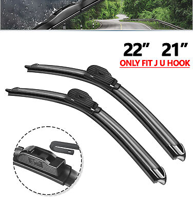 #ad 22quot;21quot; Premium Hybrid Fit For Jeep Grand Cherokee Windshield Front Wiper Blades $17.99