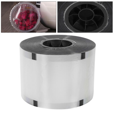 #ad 2x Plastic Cup Seal Film Roll up tp 4000 Cups Sealing Film Cups Sealer 90 105mm $32.31