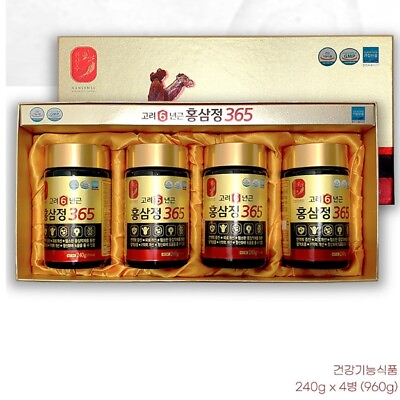 #ad KOREA NO.1 Korean 6 Years Red Ginseng Extract 365 Saponin 240gx4ea 2ea Healthy $57.97