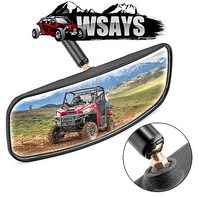#ad WSAYS UTV Rear View Center Mirror for Polaris Ranger XP 500 570 900 1000#2879969 $18.39