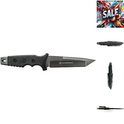 #ad Premium 10.6quot; High Carbon Stainless Steel Tanto Blade Knife: Tactical Surviva... $54.97