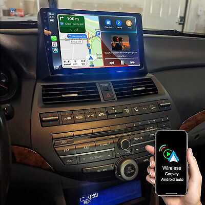 #ad FOR HONDA ACCORD 2008 2013 CAR STEREO RADIO ANDROID APPLE CARPLAY GPS FM PLAYER $151.45