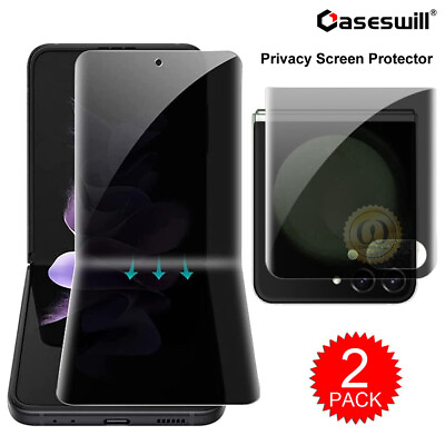 #ad For Samsung Galaxy Z Flip 5 4 3 Flip5 5G Soft TPU Film Privacy Screen Protector $20.98