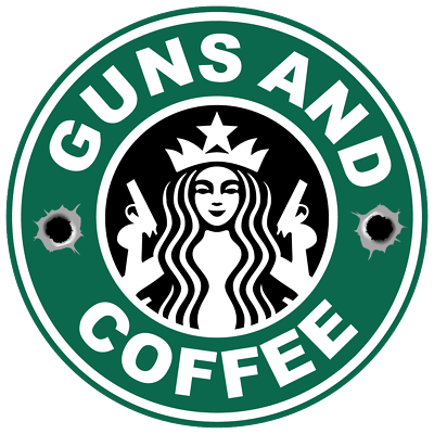 #ad Guns and Coffee NRA Second Amendment Sticker Laptop Bumper Decal #RS4 $2.99