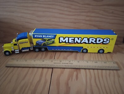 #ad #ad 2023 RYAN BLANEY Menards Semi Truck * Employee Exclusive Labor Day * New In Box $29.99