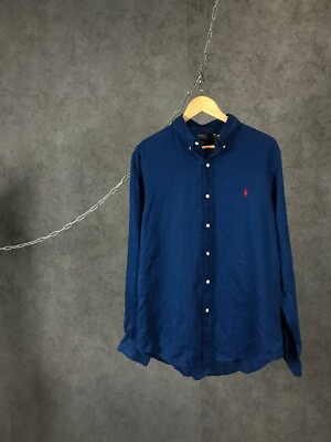 #ad Polo Ralph Lauren designer linen shirt $38.00