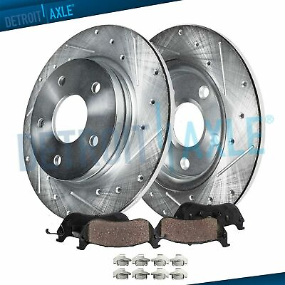 #ad REAR Drilled Brake Rotor Brake Pad for Ford Lincoln Expedition Navigator F 150 $101.78