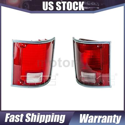 #ad For 1978 1991 GMC 2x Left Right Tail Light Assembly TYC $59.77