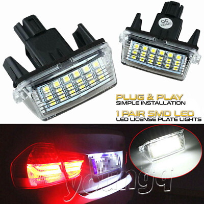 #ad 2X Rear LED License Plate Light For Toyota Camry Yaris Highlander Avalon Prius C $9.99