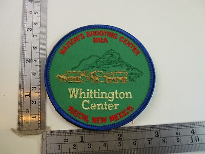 #ad #ad NRA Whittington Center Nations Shooting Center Raton New Mexico Patch BIS $5.88