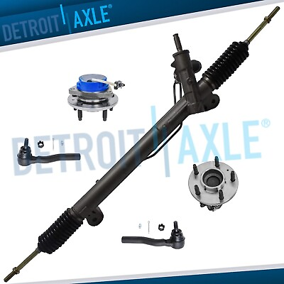 #ad Power Steering Rack amp; Pinion 2 Wheel Hub Bearing ABS 2 Tie Rod for CTS $233.93