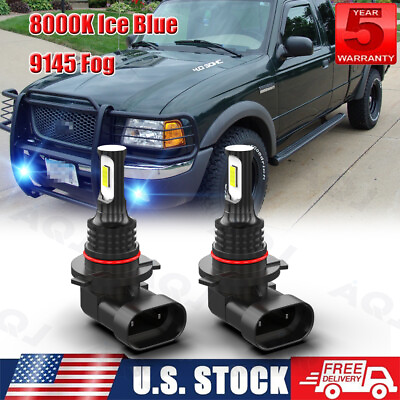 #ad For Ford Ranger 2001 2011 LED Headlight 8000k Ice Blue Fog Light Bulbs of 2X $17.13